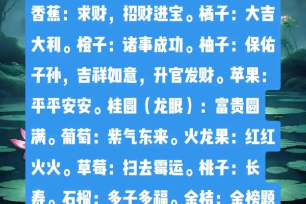 文财神供果,供财神用哪五种水果