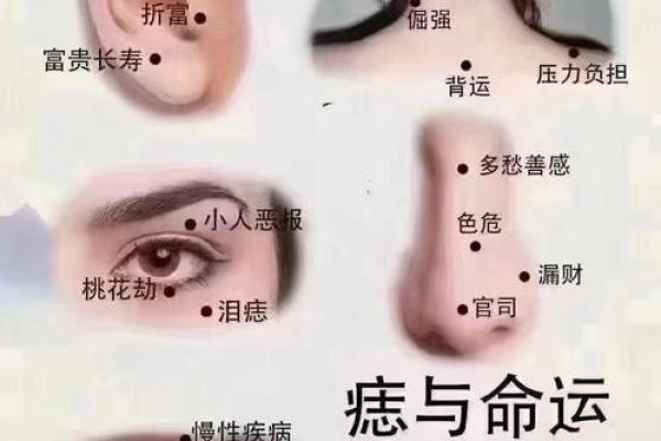 女人背部痣相图解算命