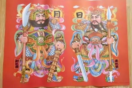 风水门神春节门神怎么贴好