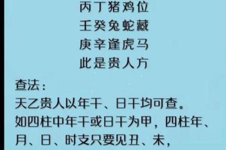 四柱八字详细解释天乙贵人