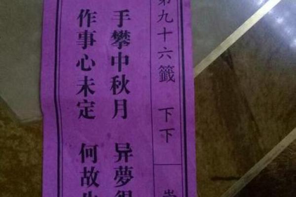 观音灵签第九十四签