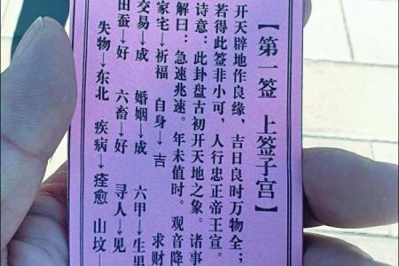 安济圣王灵签第十三签