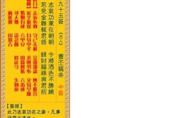 观音灵签第五十签