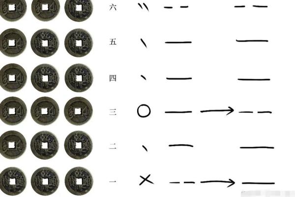 六枚硬币算命