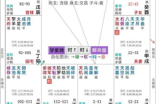 紫微斗数诸星落诸宫之，夫妻宫