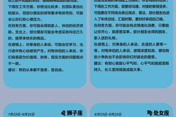 十二星座在最近一周的运势 十二星座在最近一周的运势