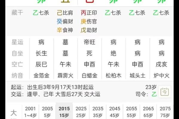 四柱命理八字实例解析大全