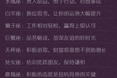 2024星座运势前三甲
