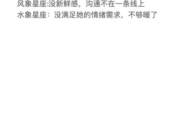 风象星座会被水象星座拿捏吗女生