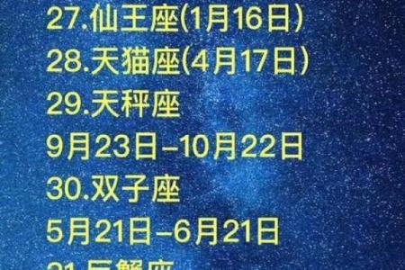 11颗星组成的星座有哪些
