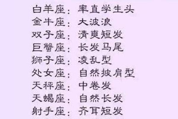 12 星座怎么扎头发