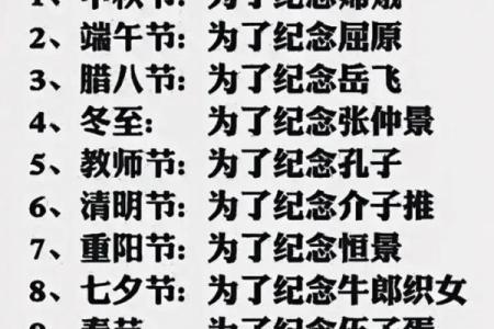 11个传统节日及习俗你知道几个