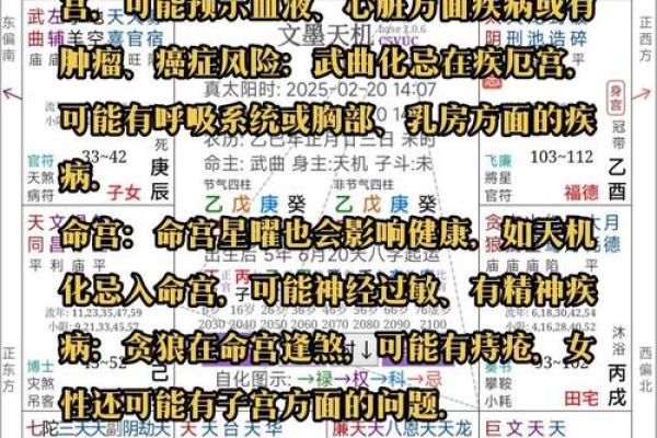 紫薇斗数看绝症