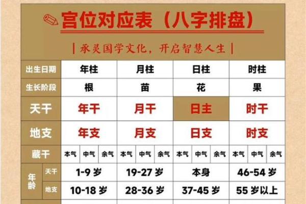 四柱八字表格大全，详解八字排盘，为你揭露八字算命的秘密