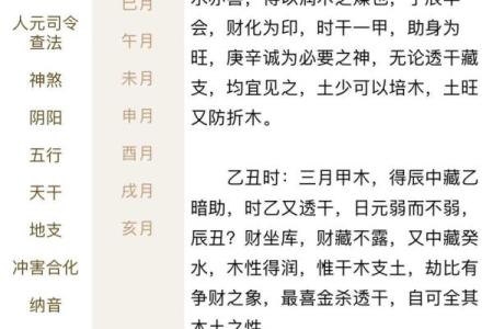 八字命理详解
