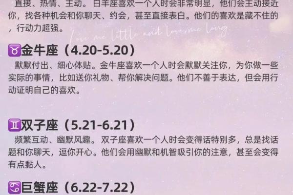 十二星座爱你与不爱你的表现