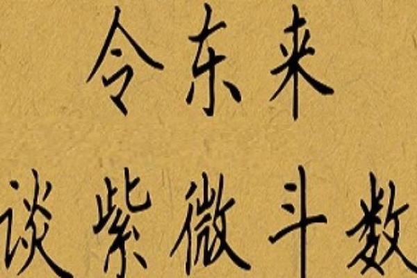 令东来紫薇斗数