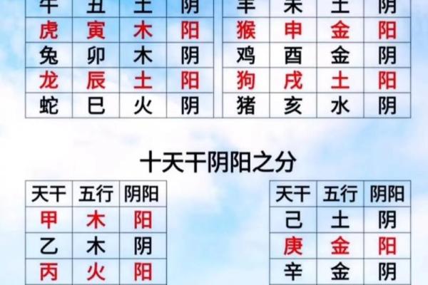 十二地支阴阳五行及方位