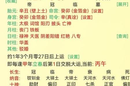 金水伤官八字