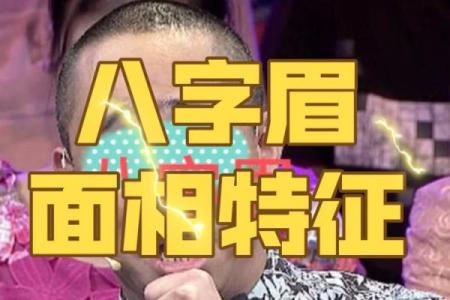 八字眉的面相
