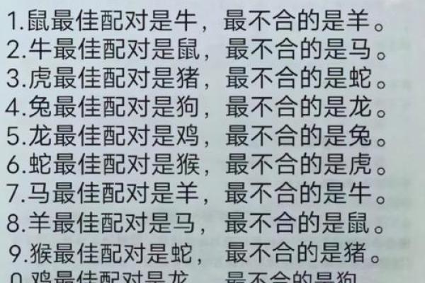 注定成为敌人的属相配对
