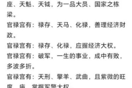 紫薇斗数官禄宫台辅