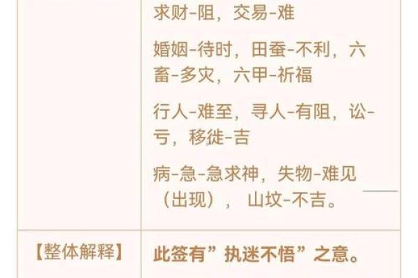 月老灵签63签姻缘