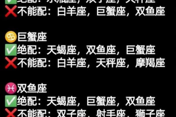 十二星座恋爱配对