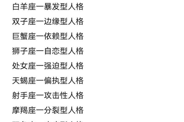 星座与人的性格特征是真的吗