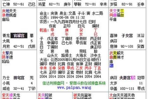 紫薇斗数12神