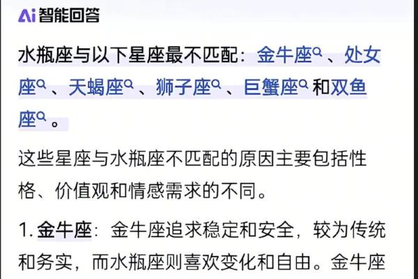哪个星座看不起水瓶座 相互看不对眼