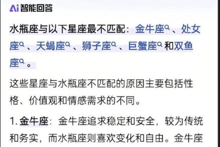 哪个星座看不起水瓶座 相互看不对眼