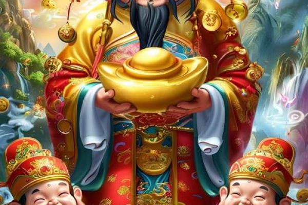 财神在元宝上面成语