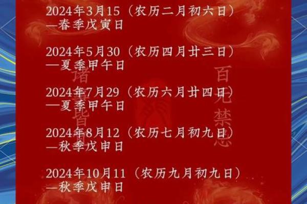 这些“吉日”到底有什么寓意