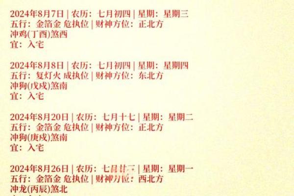 搬家入宅的吉日如何选择？