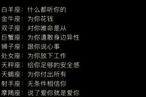 爱情中最快动真情的星座