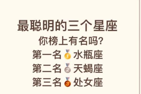 天生就聪明的六大星座 天生就聪明的六大星座男