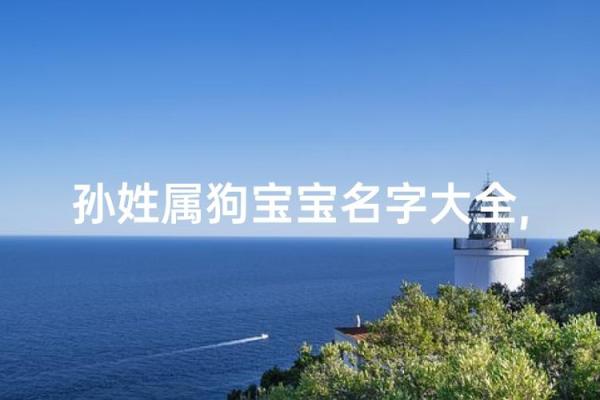 上午出生的属狗男孩如何取名，适合什么字姓名