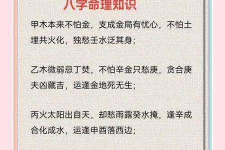 八字命理吉凶解析表大全