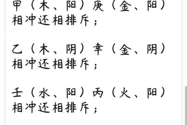 相冲的八字 相冲的八字