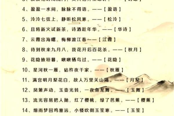 有诗意的女孩名字都有什么-姓名学-华易网姓名